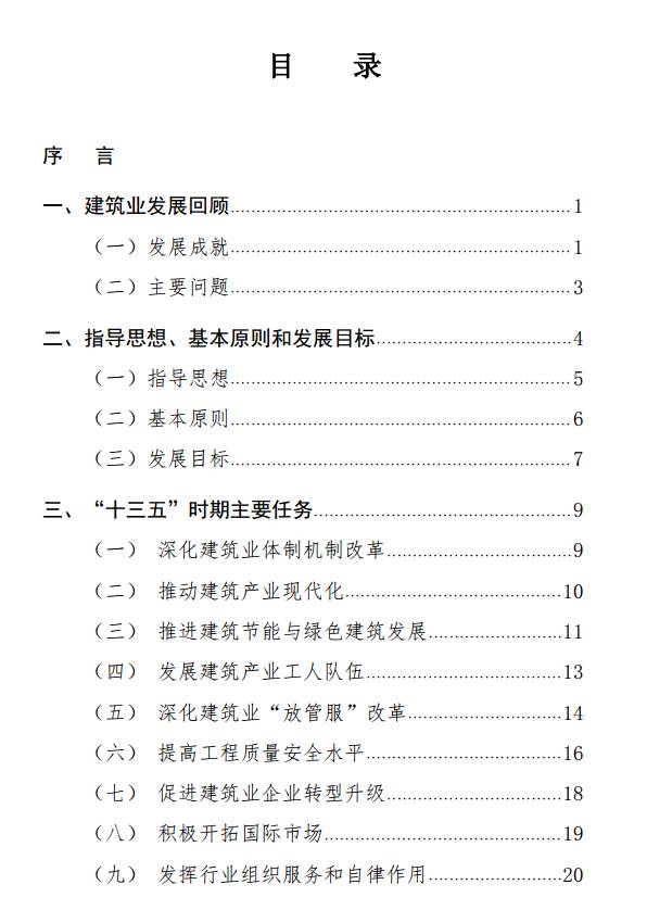 住建部正式印發(fā)《建筑業(yè)發(fā)展“十三五”規(guī)劃》，六大主要發(fā)展目標(biāo)，九大主要任務(wù)，快來(lái)了解！